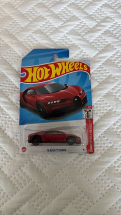 Hot Wheels ‘16 Bugatti Chiron #201 "Quarter Mile Heroes" Red