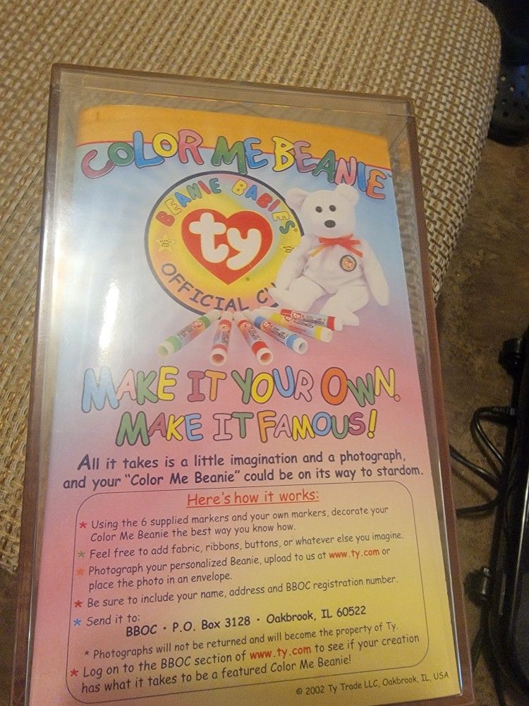 Color me birthday kit bear