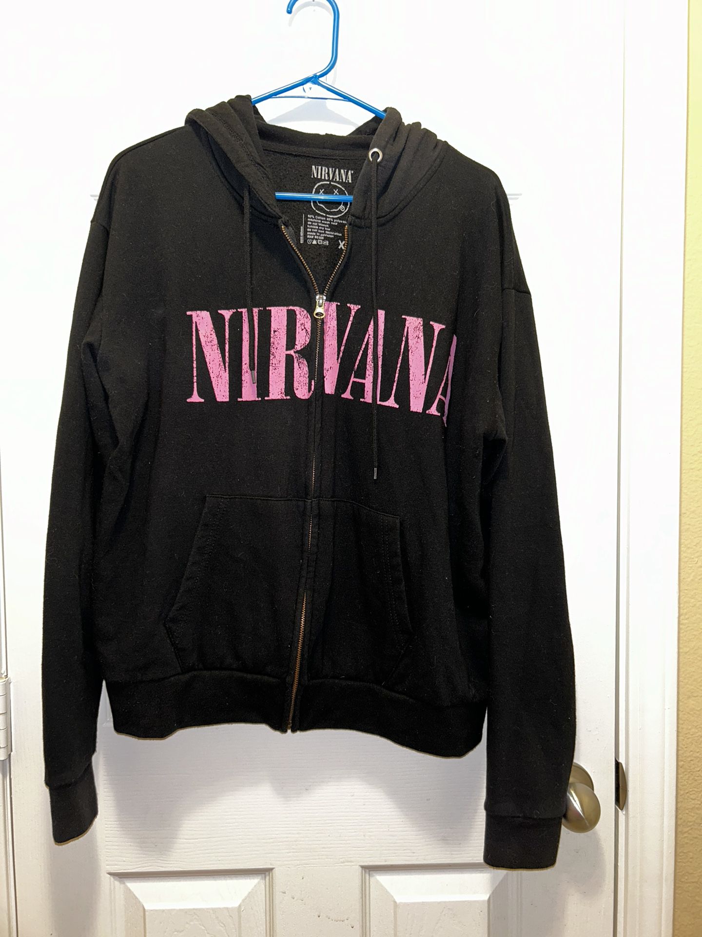 Nirvana Black Hoodie In Size XL Women’s 