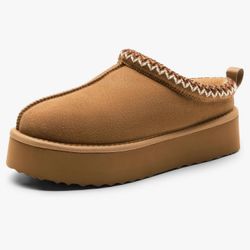 Wholesale: platform slippers, slip on warm fuzzy shoes