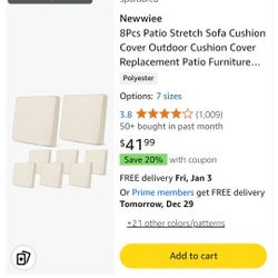 newwiee 8 pcs leather couch cushion covers stretch sofa cushion covers for outdoor patio waterproof couch slipcovers replacement leather individual el