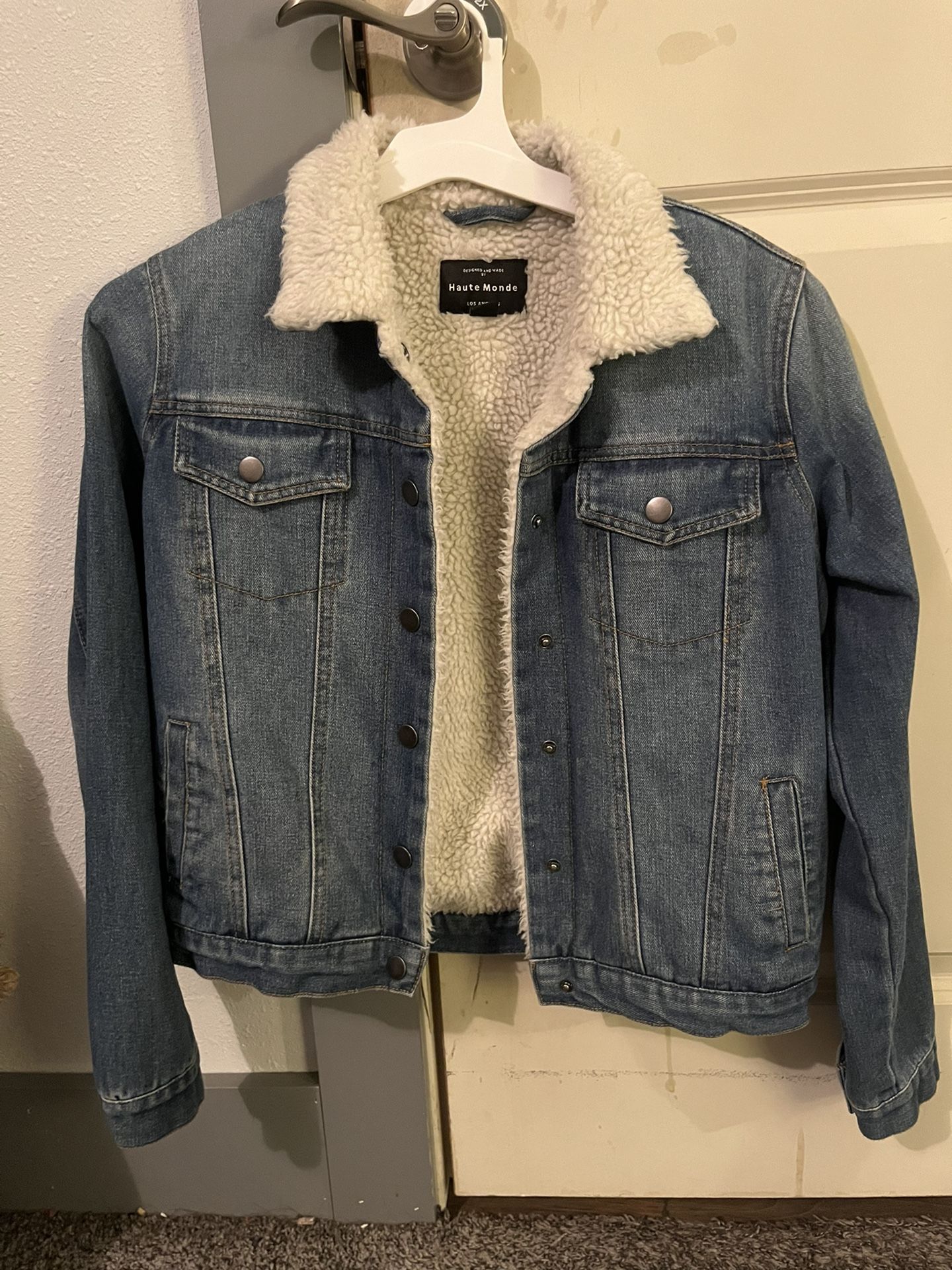 Sherpa Lined Jean Jacket