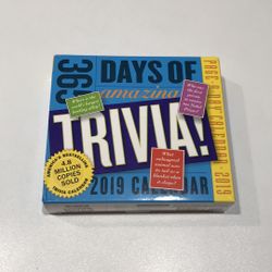 NEW 365 Days of Trivia 2019 Calendar