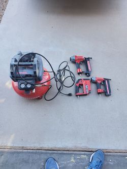 Craftsman air compressor with tools