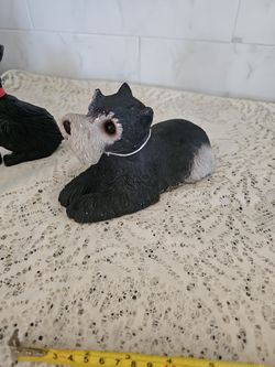 VTG. 1981 SANDRA BRUE SCHNAUZER STATUE