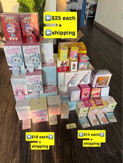 pop mart items + misc.