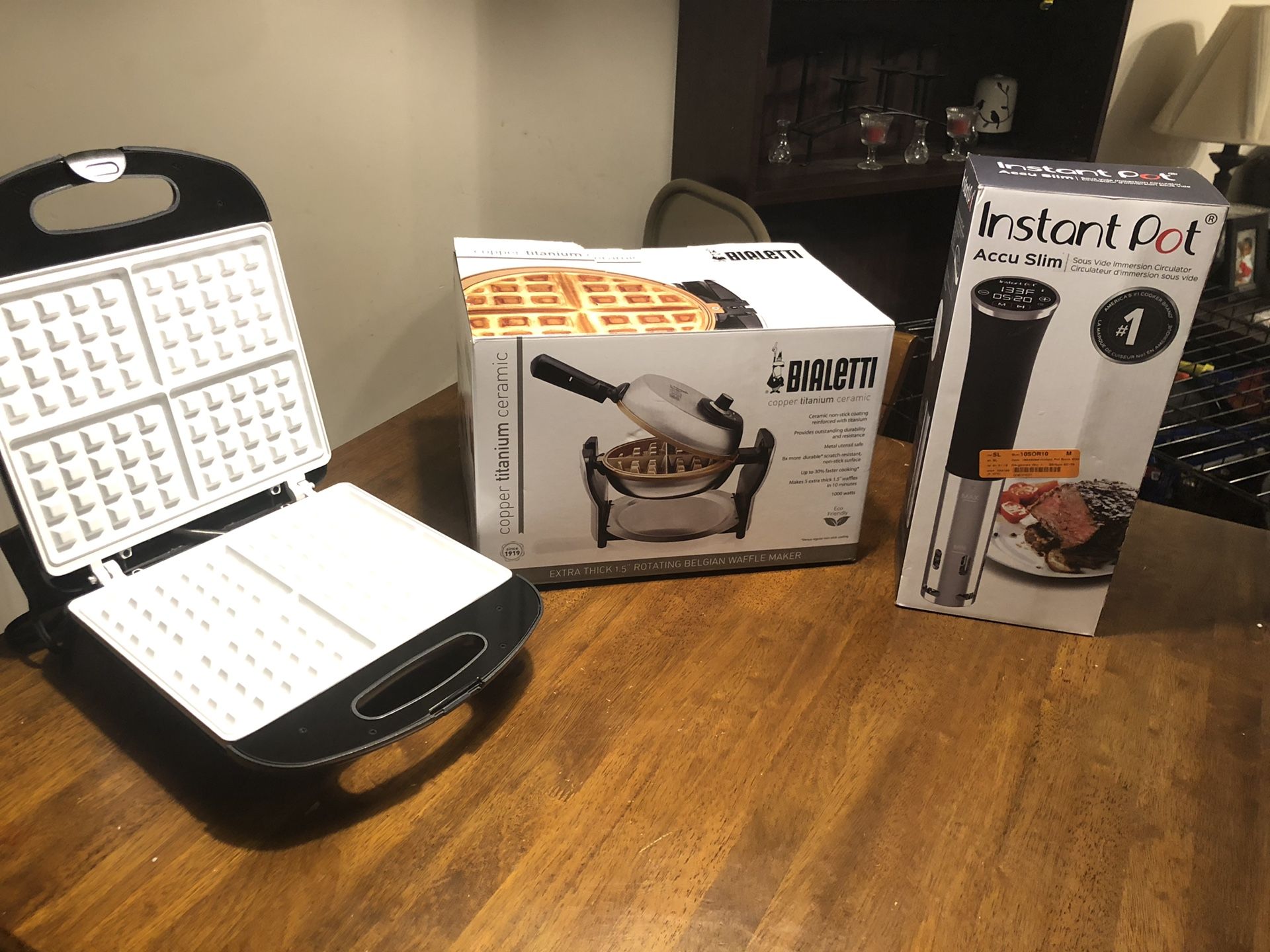 Waffle makers and instant pot