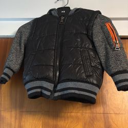 In great used condition size 2T winter jacket for a toddler