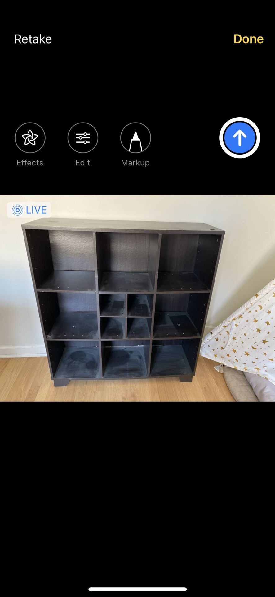 CUBBY HOLE SHELF BOOK SHELF HEAVY DUTY