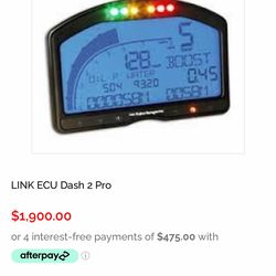 Linkpro 2 race dash