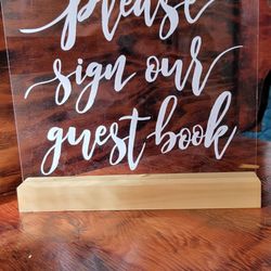 Guest Book Sign