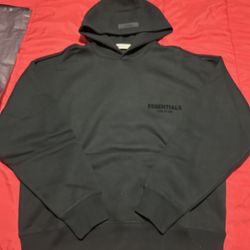 Black Essentials Hoodie