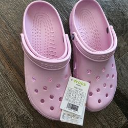 NEW Crocs Classic Pink Milk Color Womens 11 Men's 9
