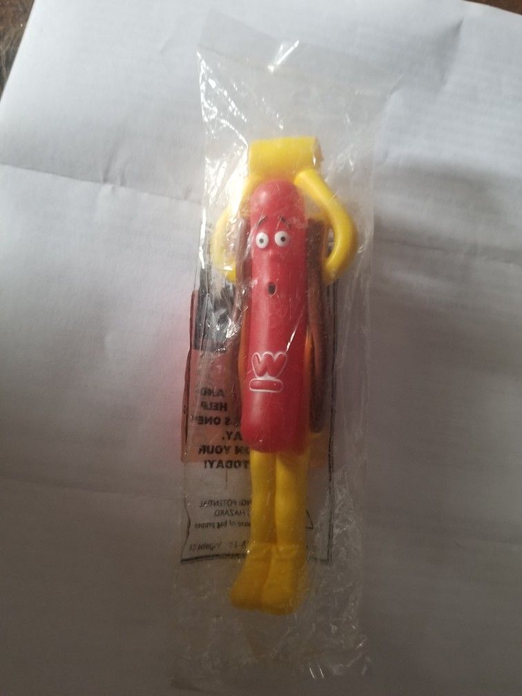 The WIENERSCHNITZEL TENNA TOPPER HOT DOG ANTENNA ORNAMENT NIP 1999 ...