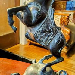 Brass Chinese Horse 