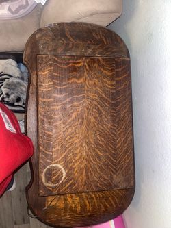 Antique Hideaway sewing table