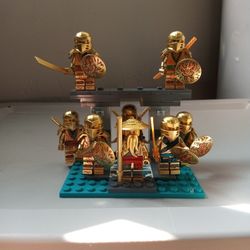Custom Lego Ninjago Gold Minifigs 