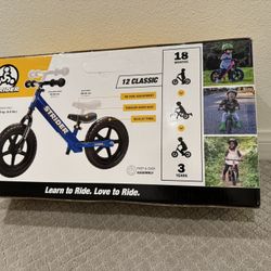 New In Box- Strider 12 Balance Bike