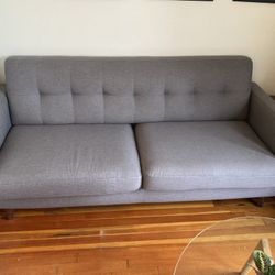Gray Couch - Allie Living Spaces 80 “ X 33”