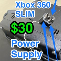 🔌 Xbox 360 Slim Power Supply + AC Wall Cable ………………………… 