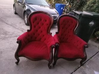 2 Queen  Chairs