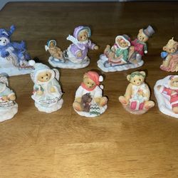 Lot Of 9 Cherished Teddies