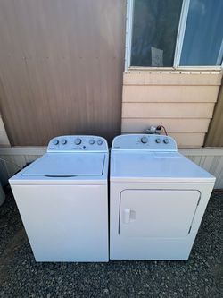 Whirlpool washer & Electric dryer