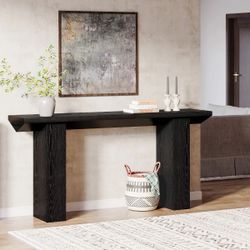 63" C-o-Ndola T-able, Wooden S-ofa T-able Long E-ntryw-ay T-able