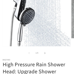 High Pressure Shower Double Head