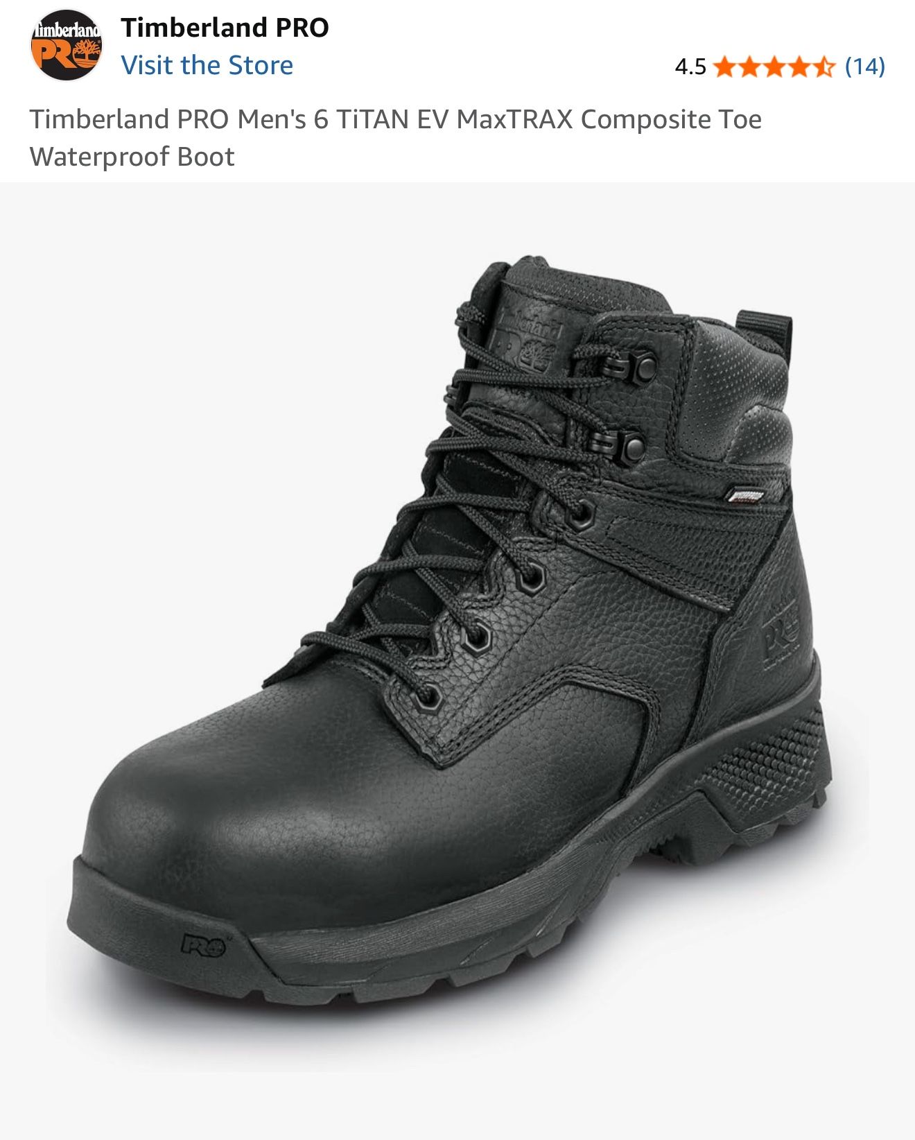Timberland Pro Titan Ev Size 7
