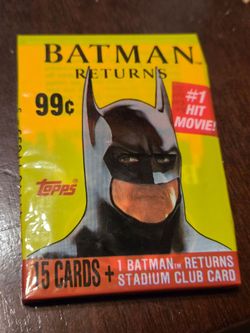 Vintage Topps 1991 Batman Returns Cars