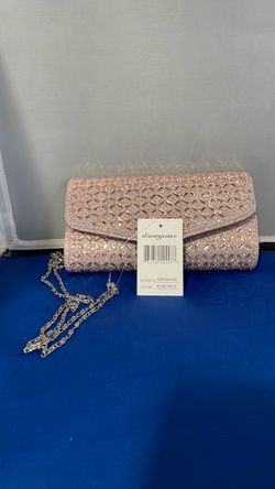 D’margeaux sparkling pink and champagne small purse