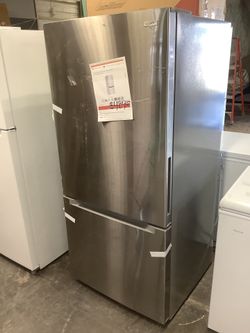 Vissani 30 in. 18.7 cu. ft. Bottom Freezer Refrigerator