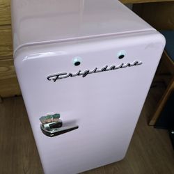 Pink Retro Mini Fridge (3.2 cu. ft. Frigidaire with freezer)