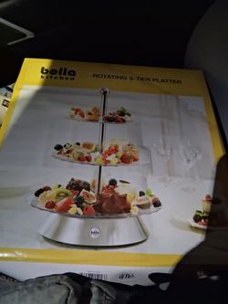 New rotating 3 tier platter