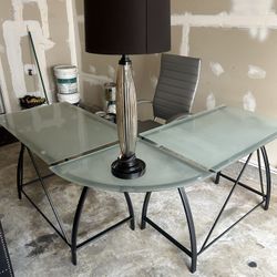 Office Desk Chair And Lamp 