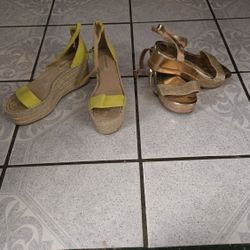 Sandals for cell. Delete yellow ones are nine and a half and the other https://offerup.com/redirect/?o=b25lLkl0's eight