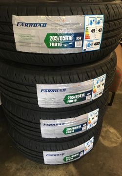 Brand new tires 205/65/16 accord Camry optima