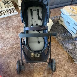 Baby Stroller,car set And Bassinet 