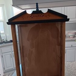 Wooden Patsy Ann Doll Display Case