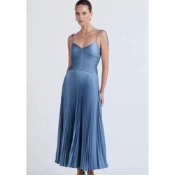Steel Blue Maxi Dress