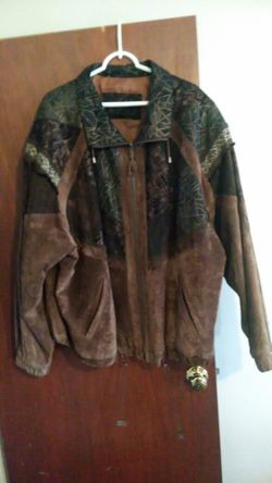 3x suede jacket brand new