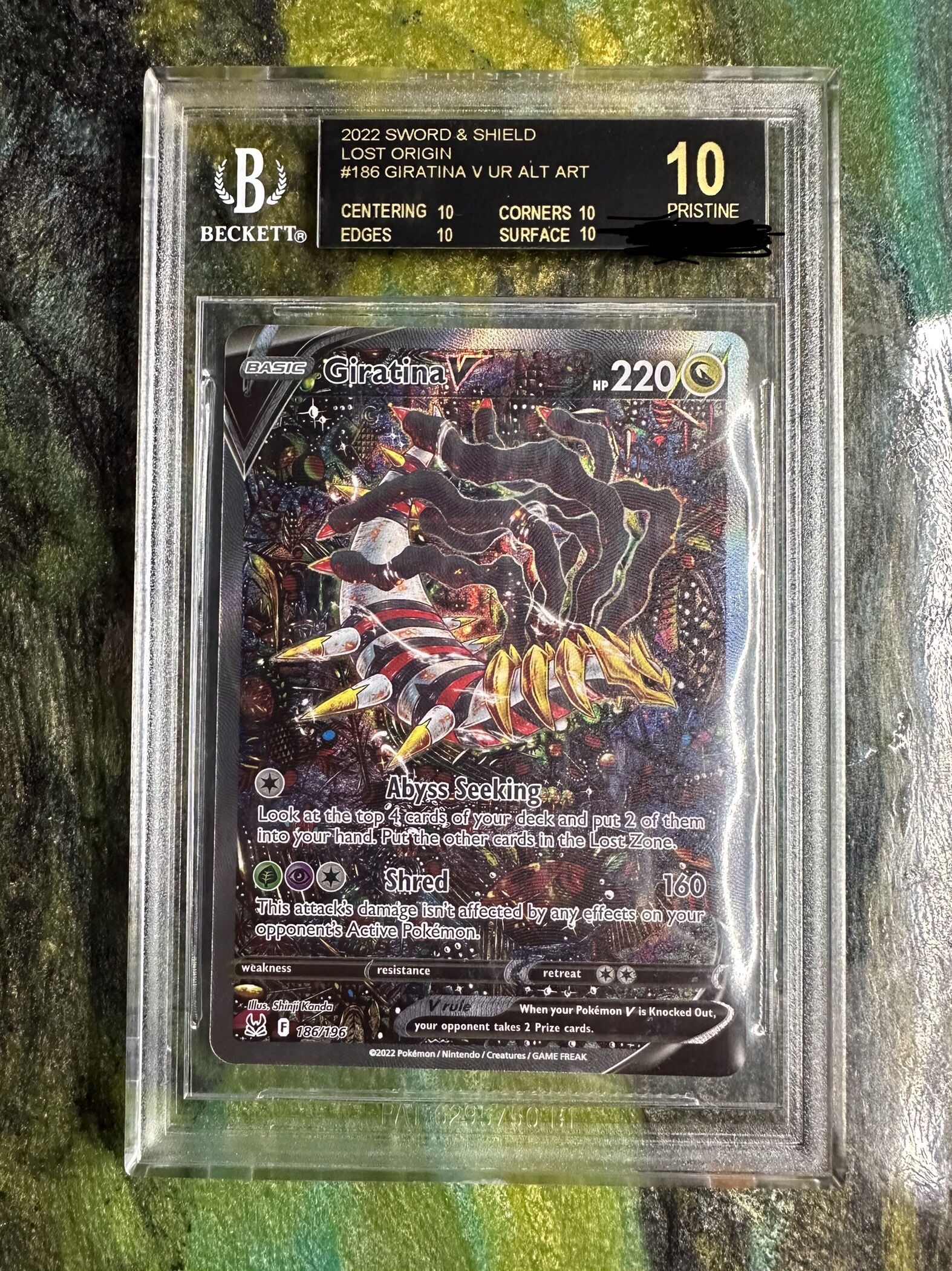 Black Label #186 Giratina V Ur Alternate Art