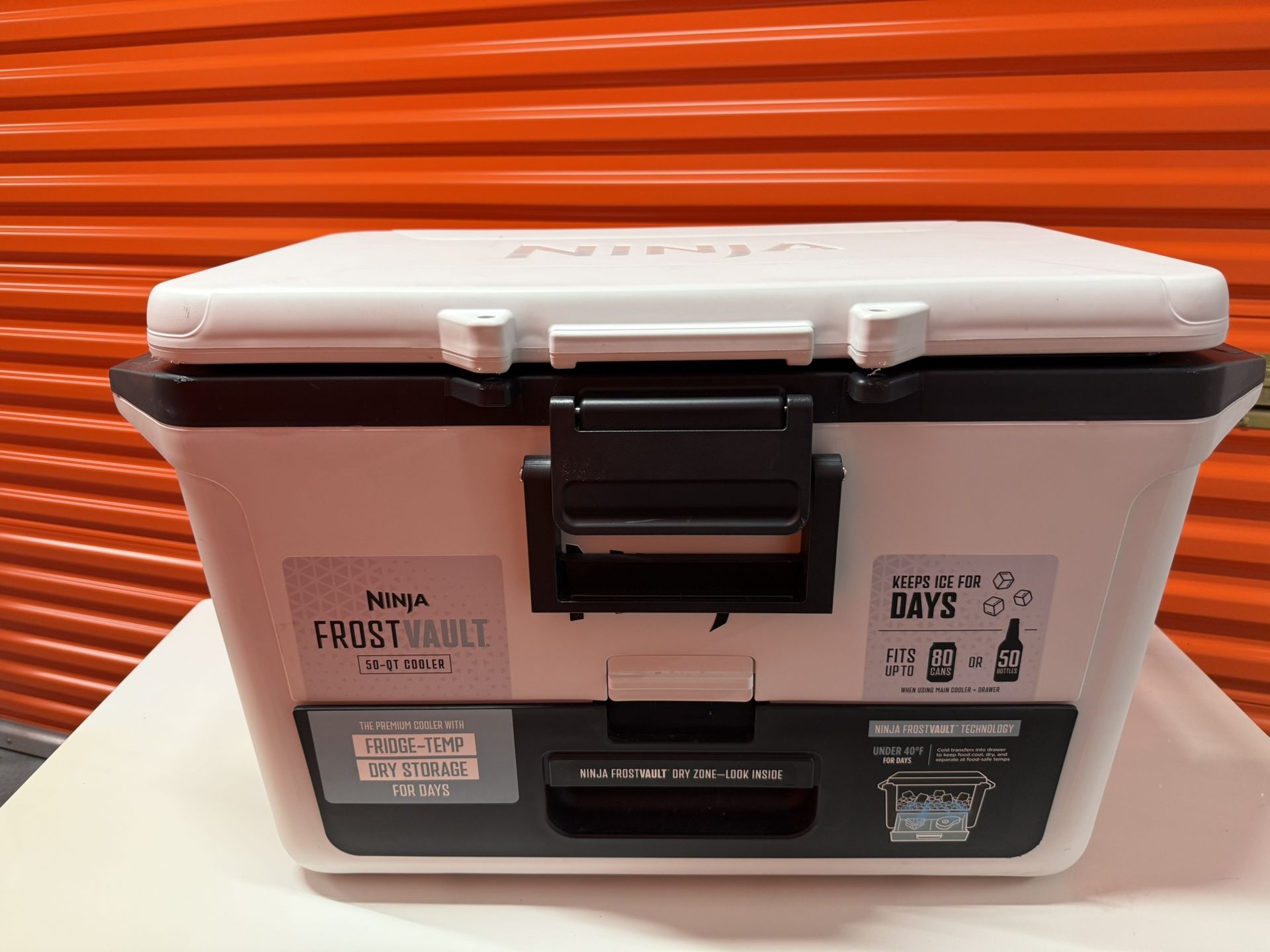 Cooler With Dry, Cold Storage Drawer