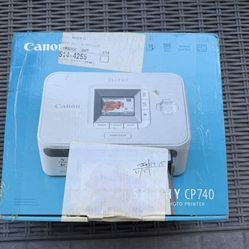 Canon Selphy CP740 Photo Printer