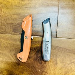 Retractable Utility Knife $3/both