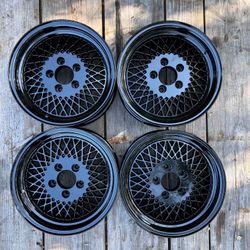 Enkei wheels 15" rims 20 offset OBO