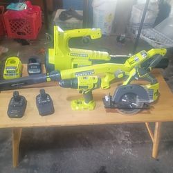Ryobi Tools 18v