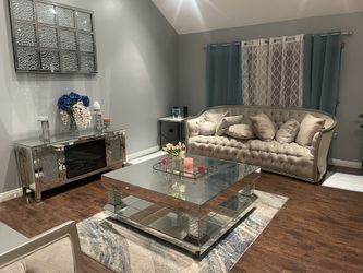 Coffee Table ,side Table ,3 Sofas $1500