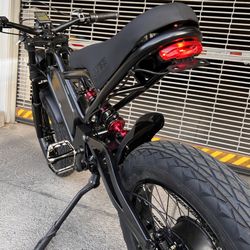 1500 Watt Electric Ebike, Heavy Duty/Full Suspension, Hydraulic Brakes 